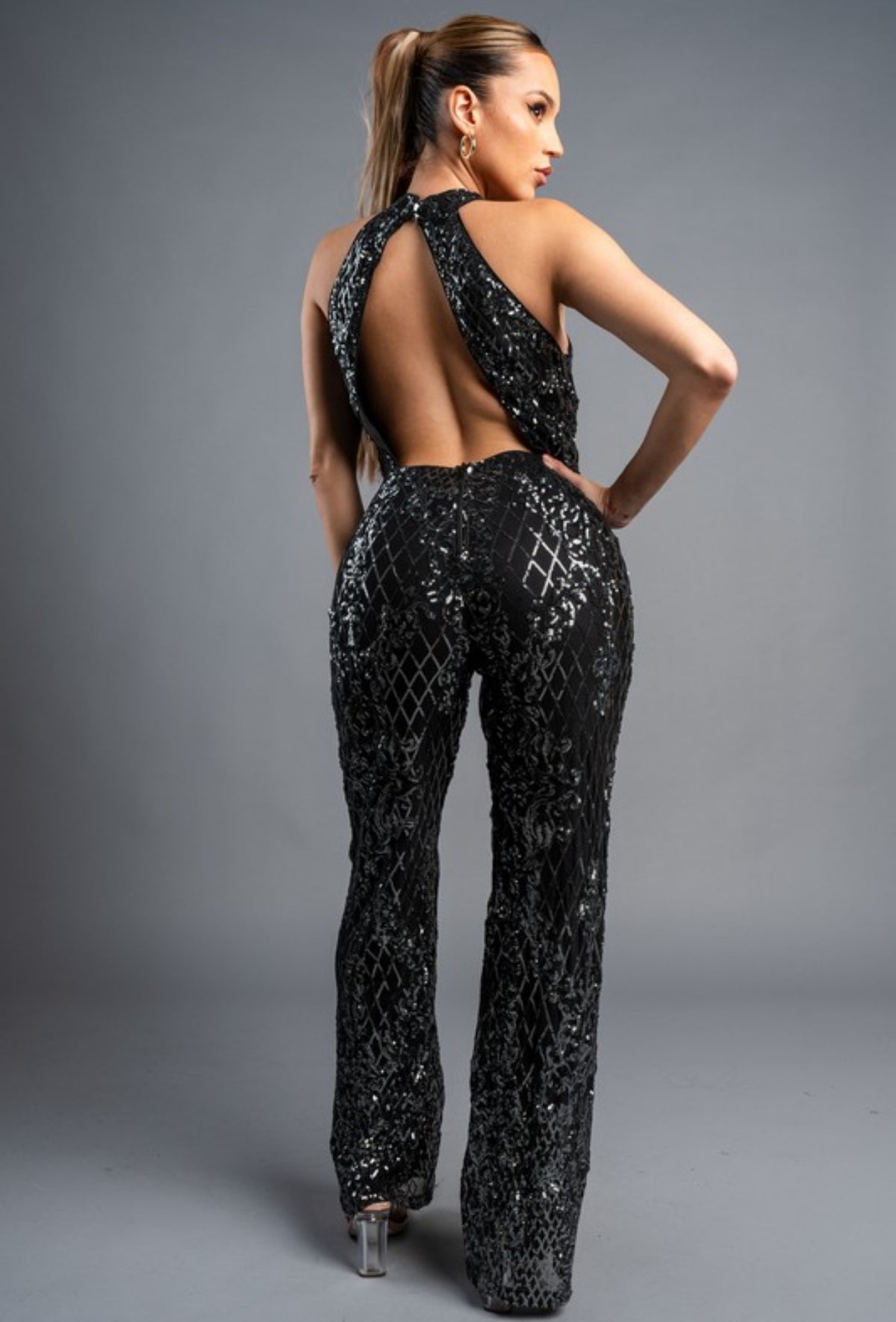 Zela Sequin Jumpsuit