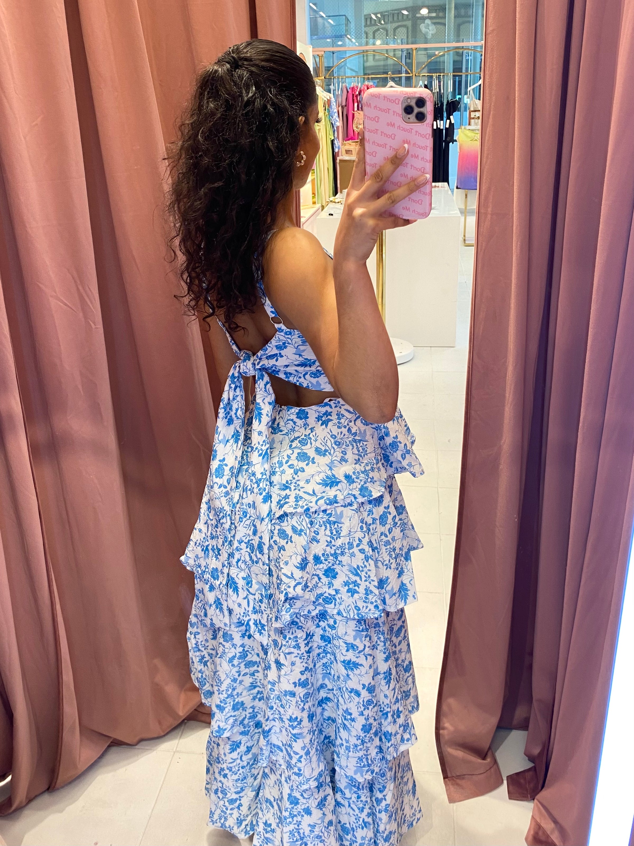 Elena Floral Maxi Blue